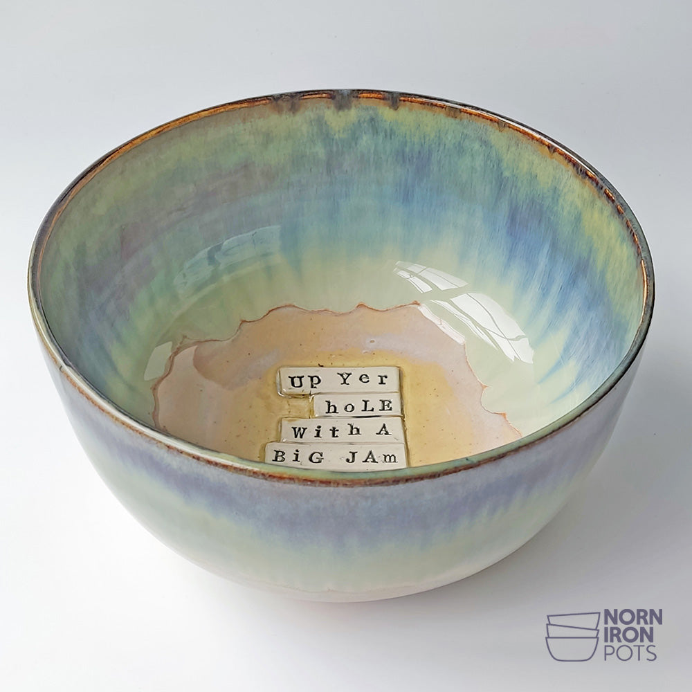Up Yer Hole With  A Big Jam Roll Bowl No. 1