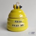 Here Bees Me (Wha) Lidded Jar No. 1