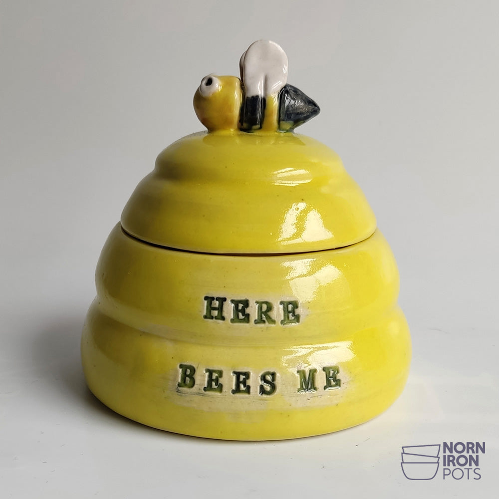 Here Bees Me (Wha) Lidded Jar No.3