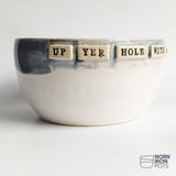 Up Yer Hole With A Big Jam Roll Bowl No. 2 (Fossil collection)