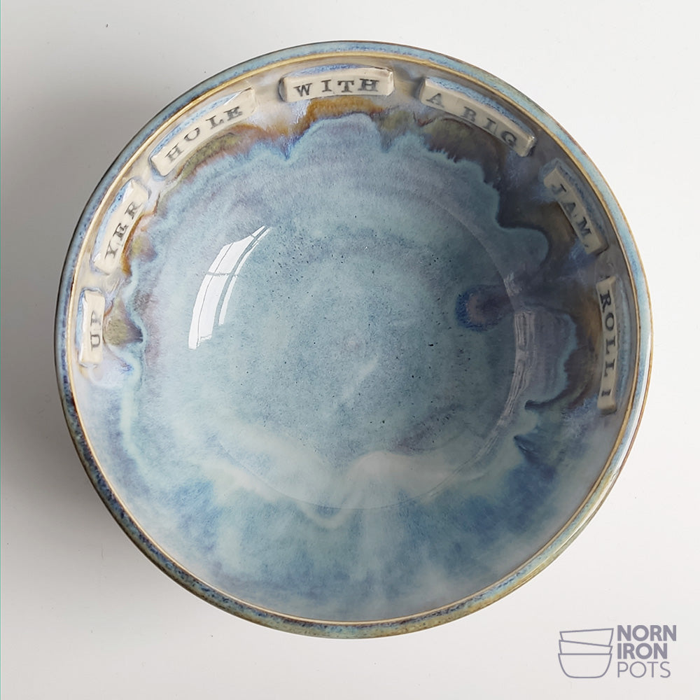 Up Yer Hole With A Big Jam Roll! Bowl No.1