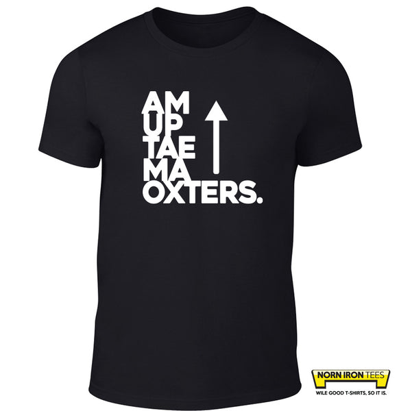 Am up tae ma oxters.