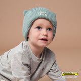 Organic 'Wee Dote' baby bear beanie