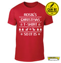 Personalised Christmas T-shirt So It Is.