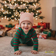 Organic 'Wee Dote' baby bear beanie