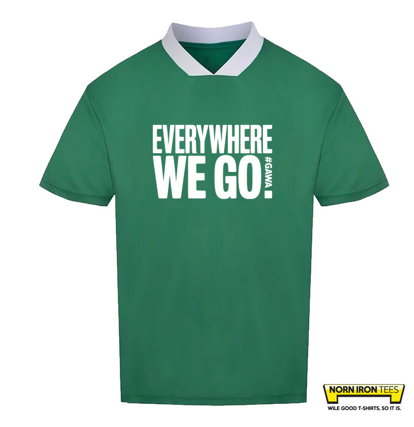 Everywhere We Go! Retro Sports Top - NEW!