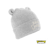 Organic 'Wee Dote' baby bear beanie