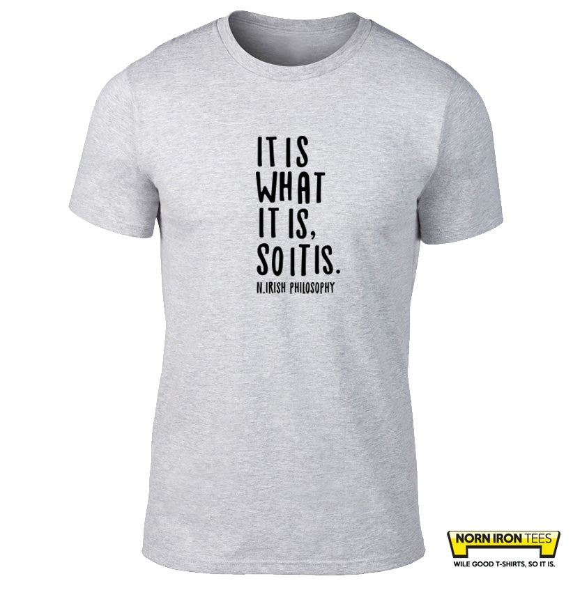IT IS WHAT IT IS, SO IT IS. ~ N.IRISH PHILOSOPHY -  SALE ITEM