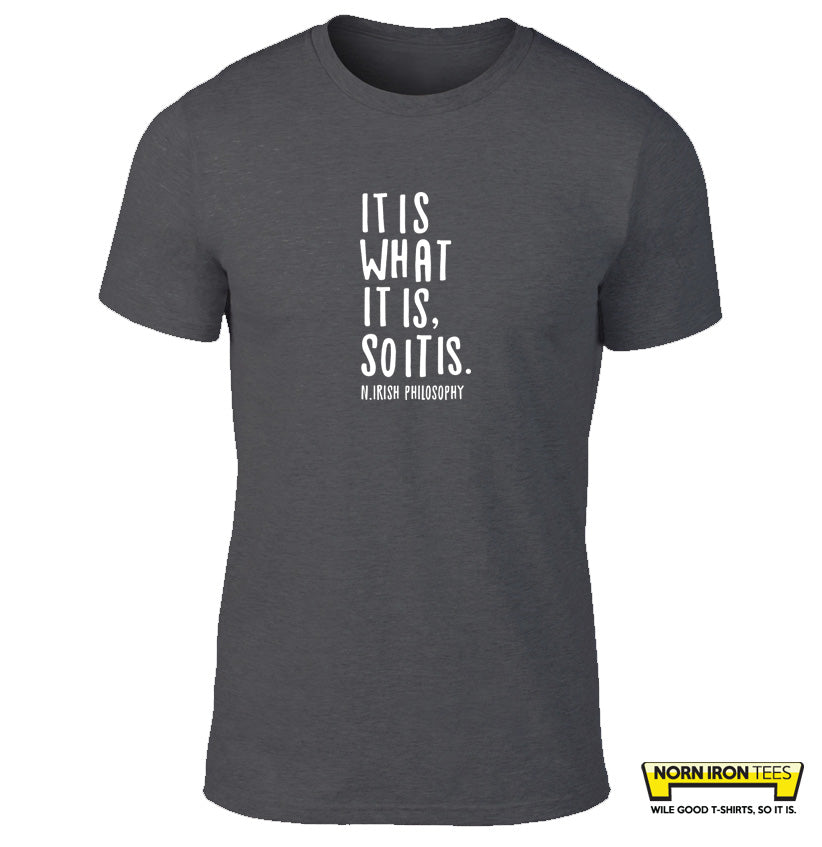 It Is What It Is, So It Is. ~ N.Irish Philosophy