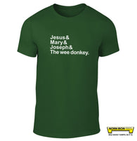 Jesus & Mary & Joseph & The wee donkey.