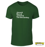 Jesus & Mary & Joseph & The wee donkey.