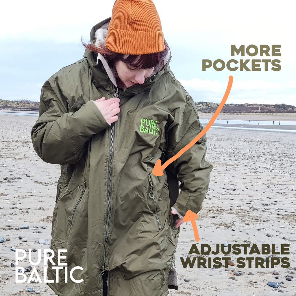Pure Baltic Waterproof Changing Robe - NEW COLOURS!