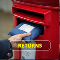 Returns T-shirt postage