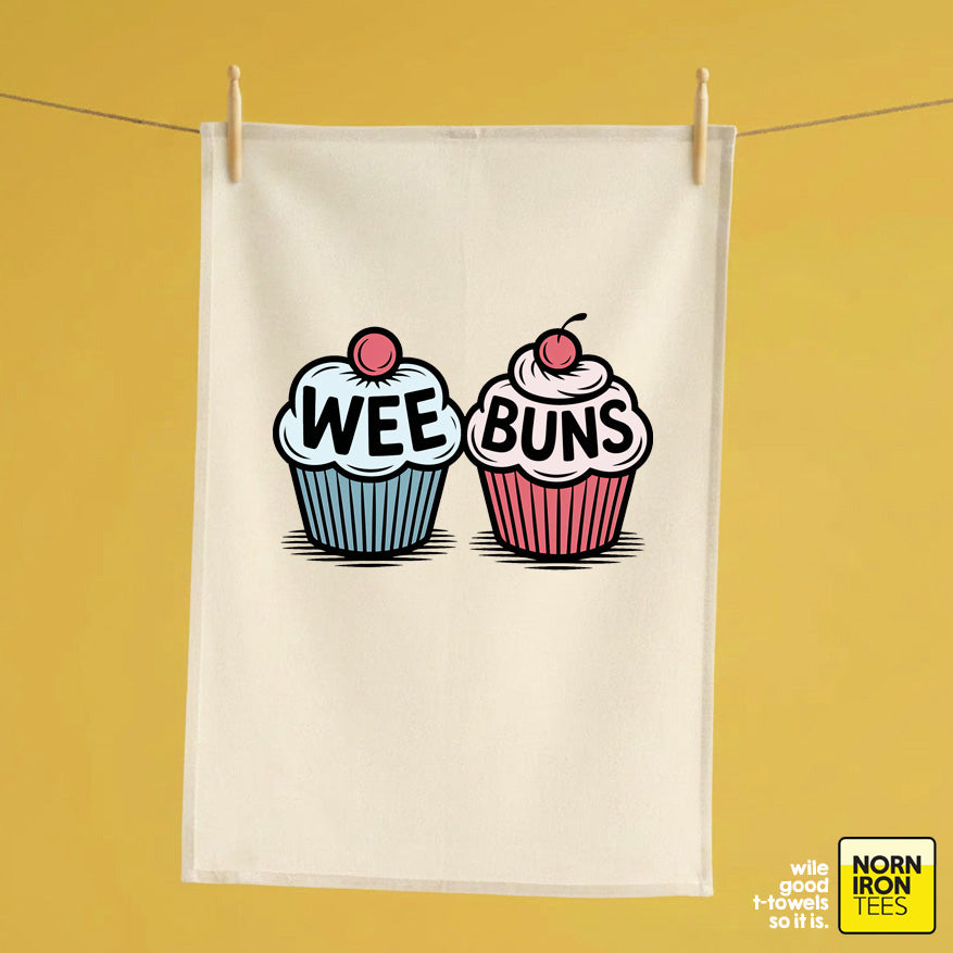 Wee Buns Tea Towel