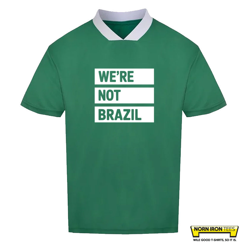 We're Not Brazil Retro Sports Top - NEW!