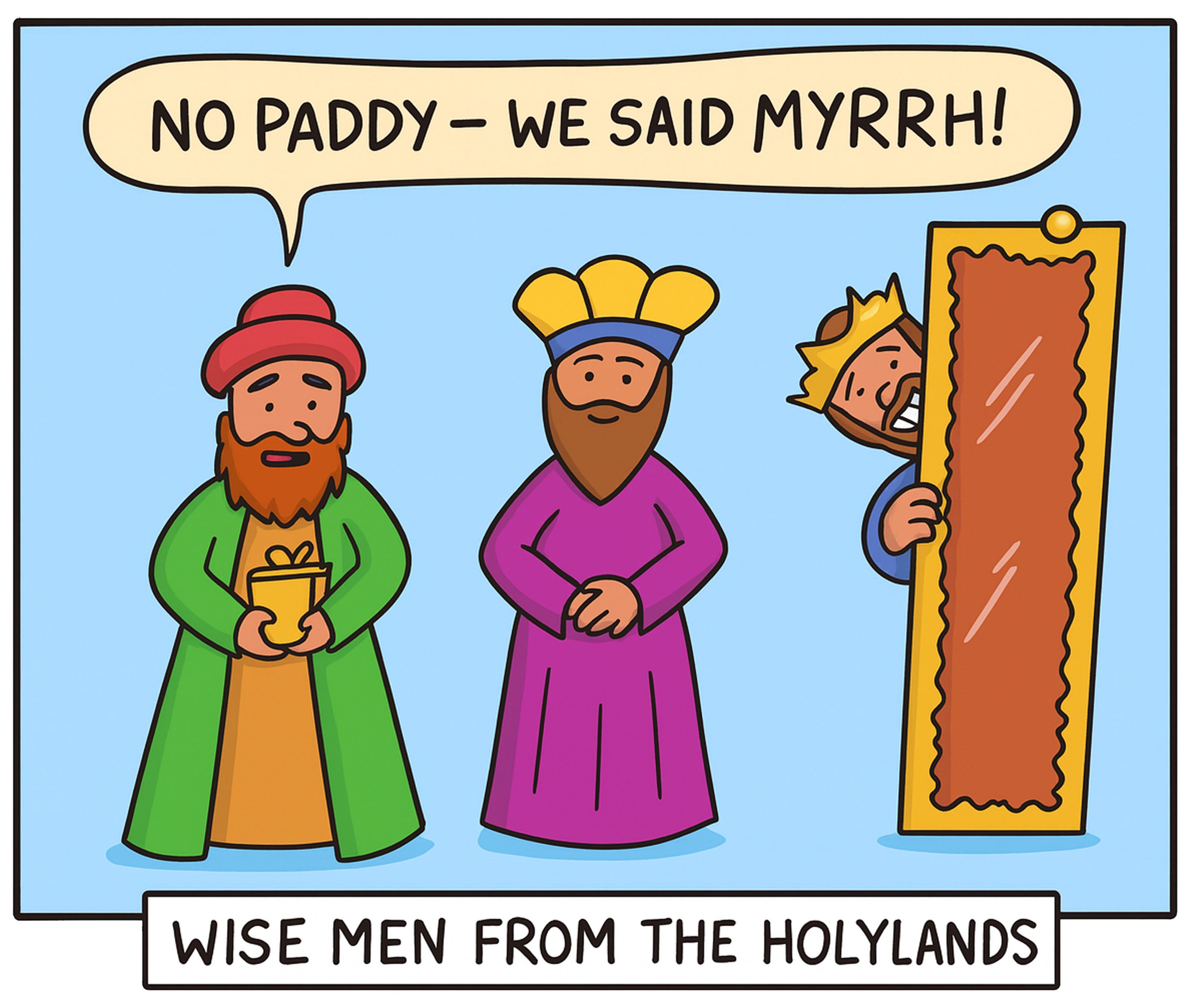 Wise Men From The Holy Lands. (The Norn Iron alternative Christmas Jumper)