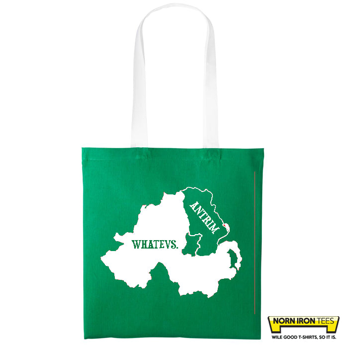 Antrim, Whateves. Tote Bag
