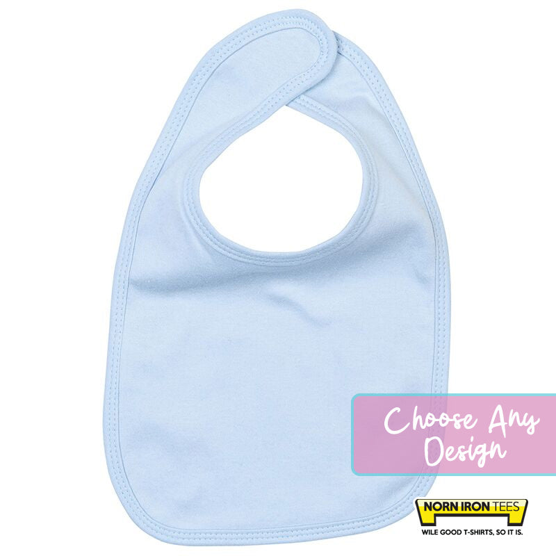Baby Bib - Choose Any Norn Iron Tees Design