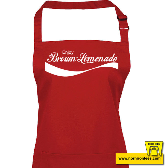 Enjoy Brown Lemonade Apron