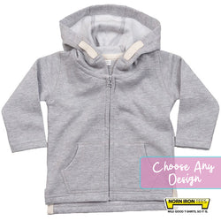 Baby Hoodie- Choose Any Norn Iron Tees Design