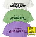 Pure Original ***** Girl, So I Am - personalise with your own town!