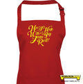 Up Yer Hole With A Big Jam Roll Apron
