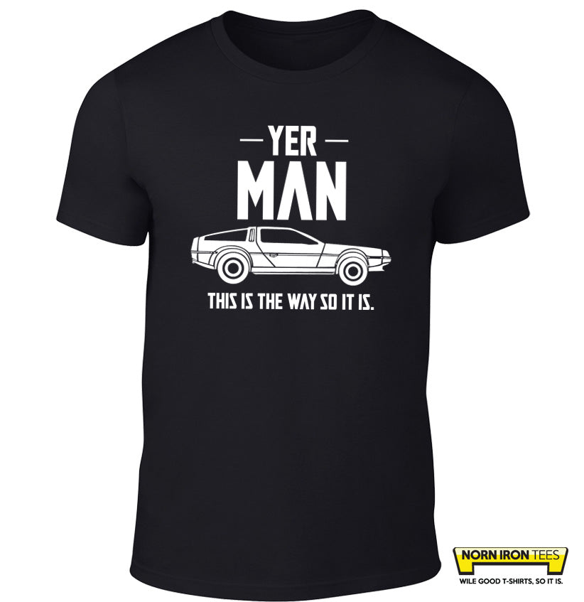 YER MAN DELOREAN